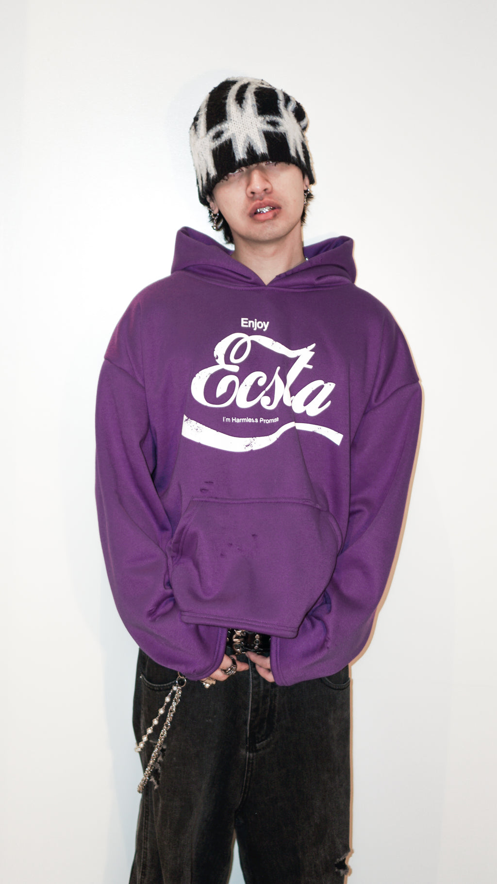Distressed Ecsta Hoodie
