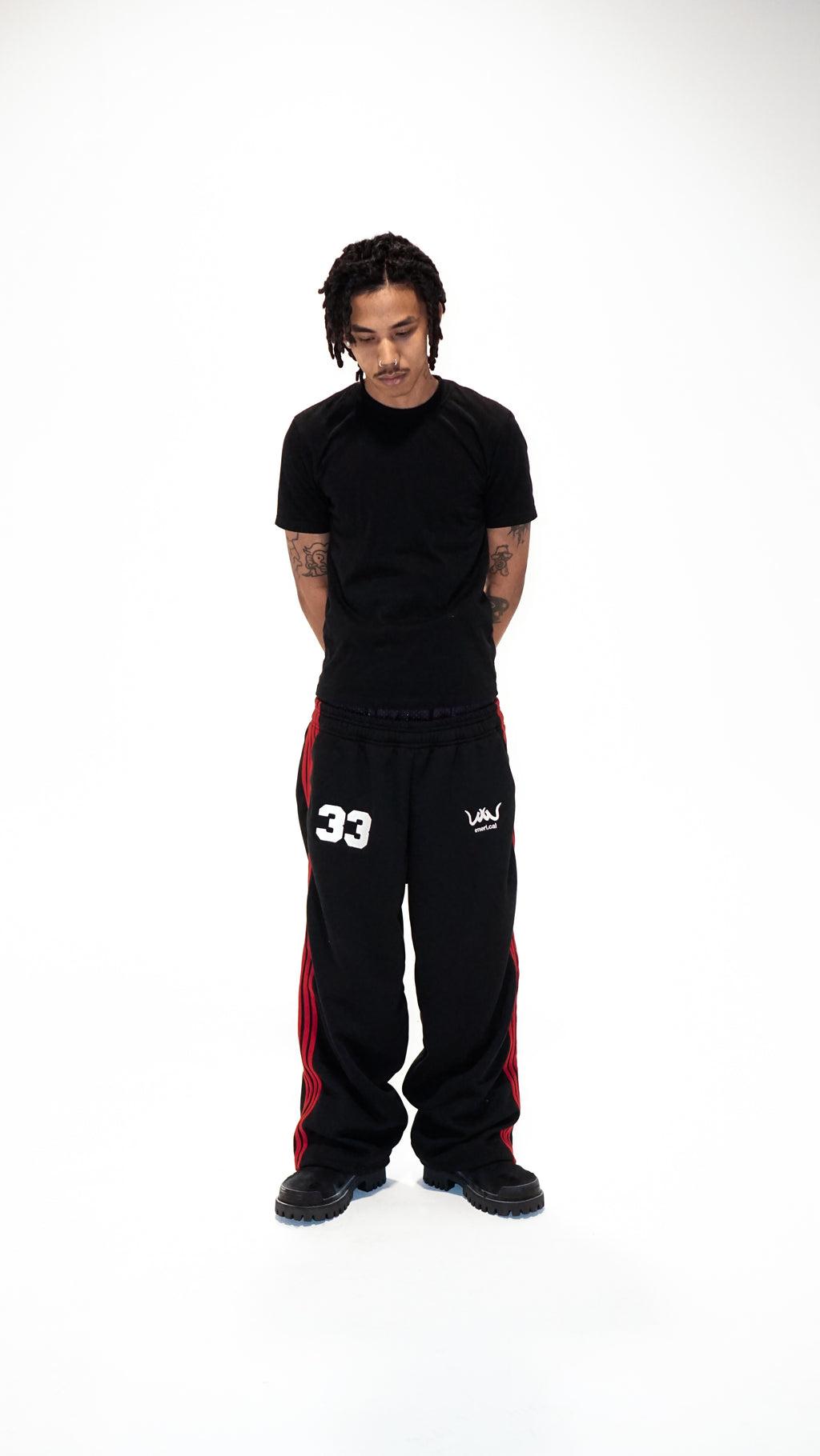 Blicky Red Stripes Sweats