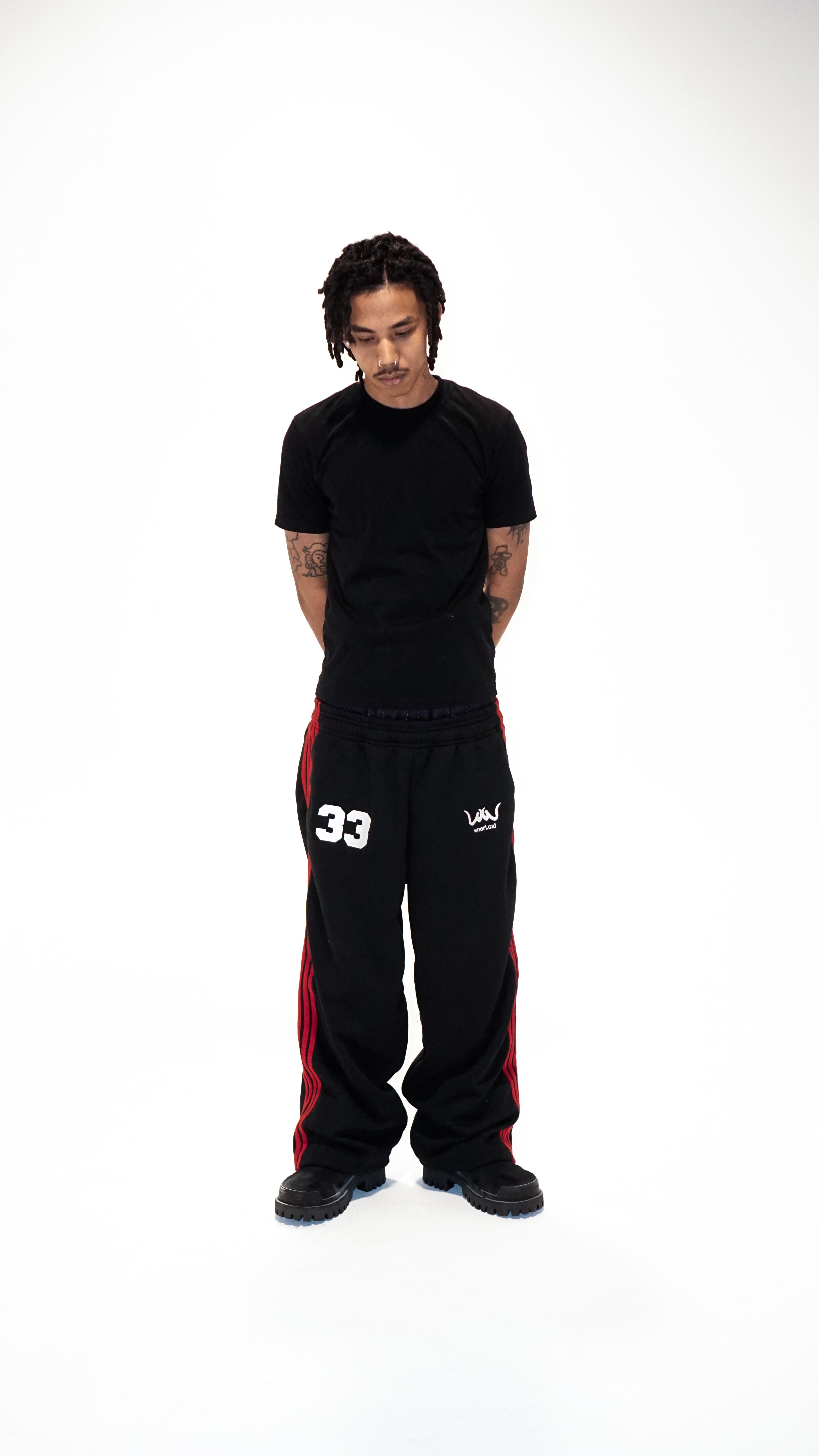 Blicky Red Stripes Sweats