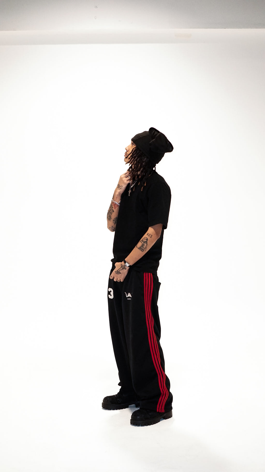 Blicky Red Stripes Sweats