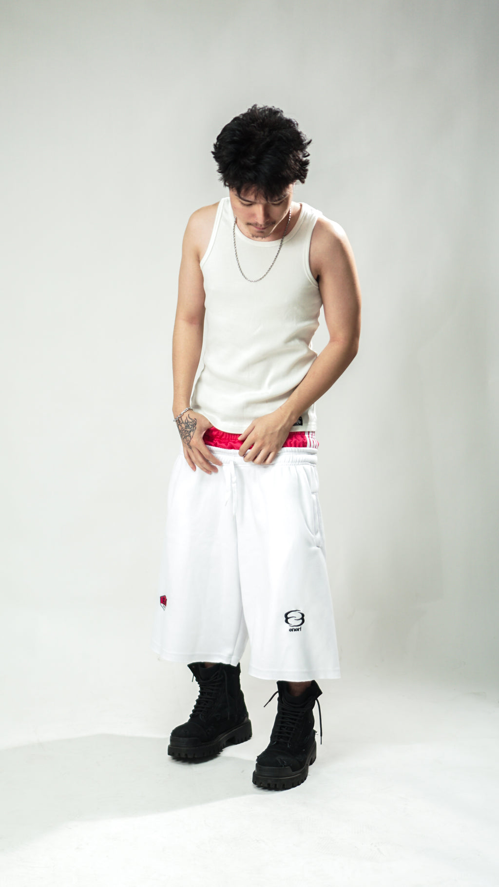 Pink Halo Doublet Shorts