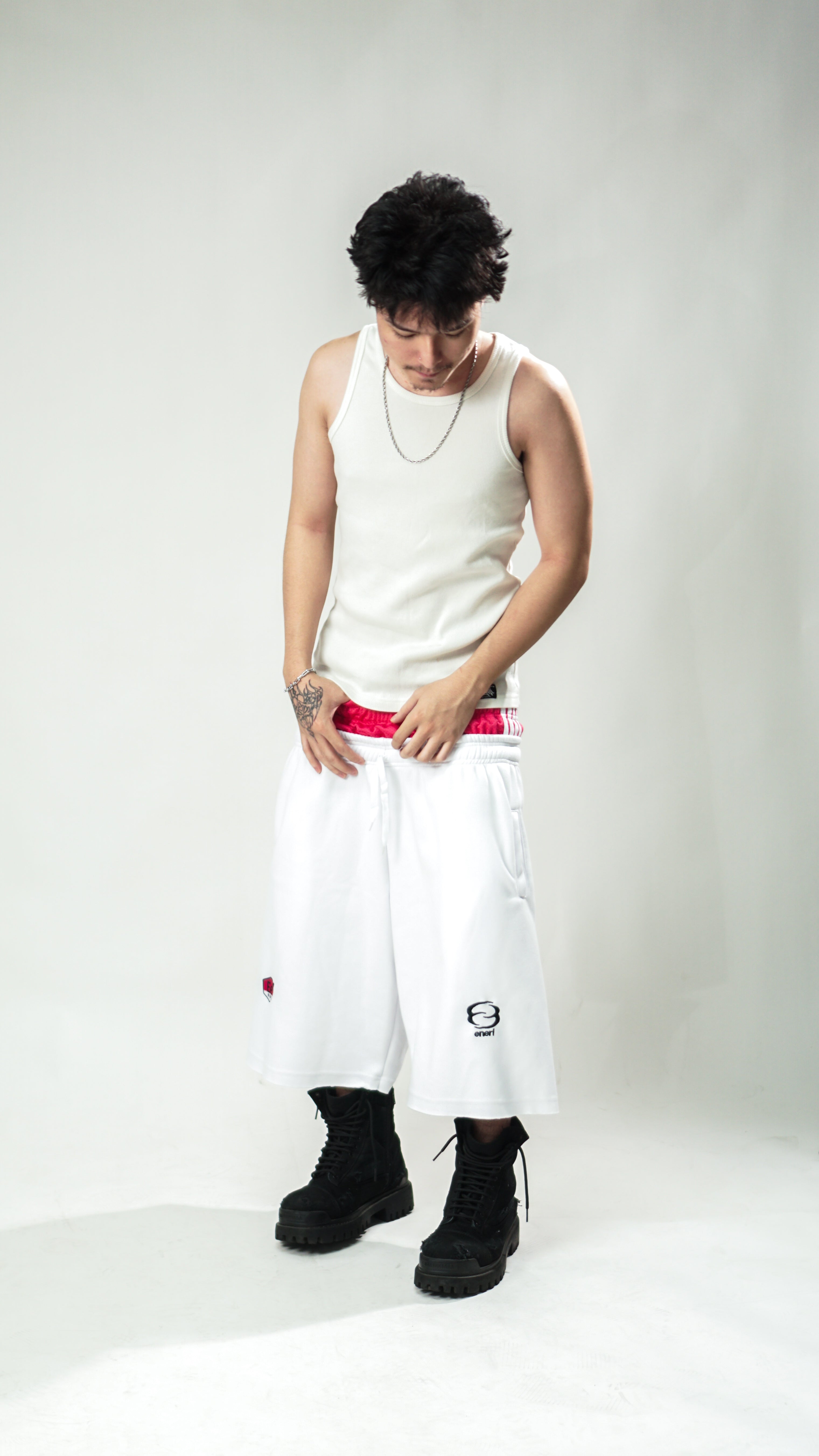 Pink Halo Doublet Shorts