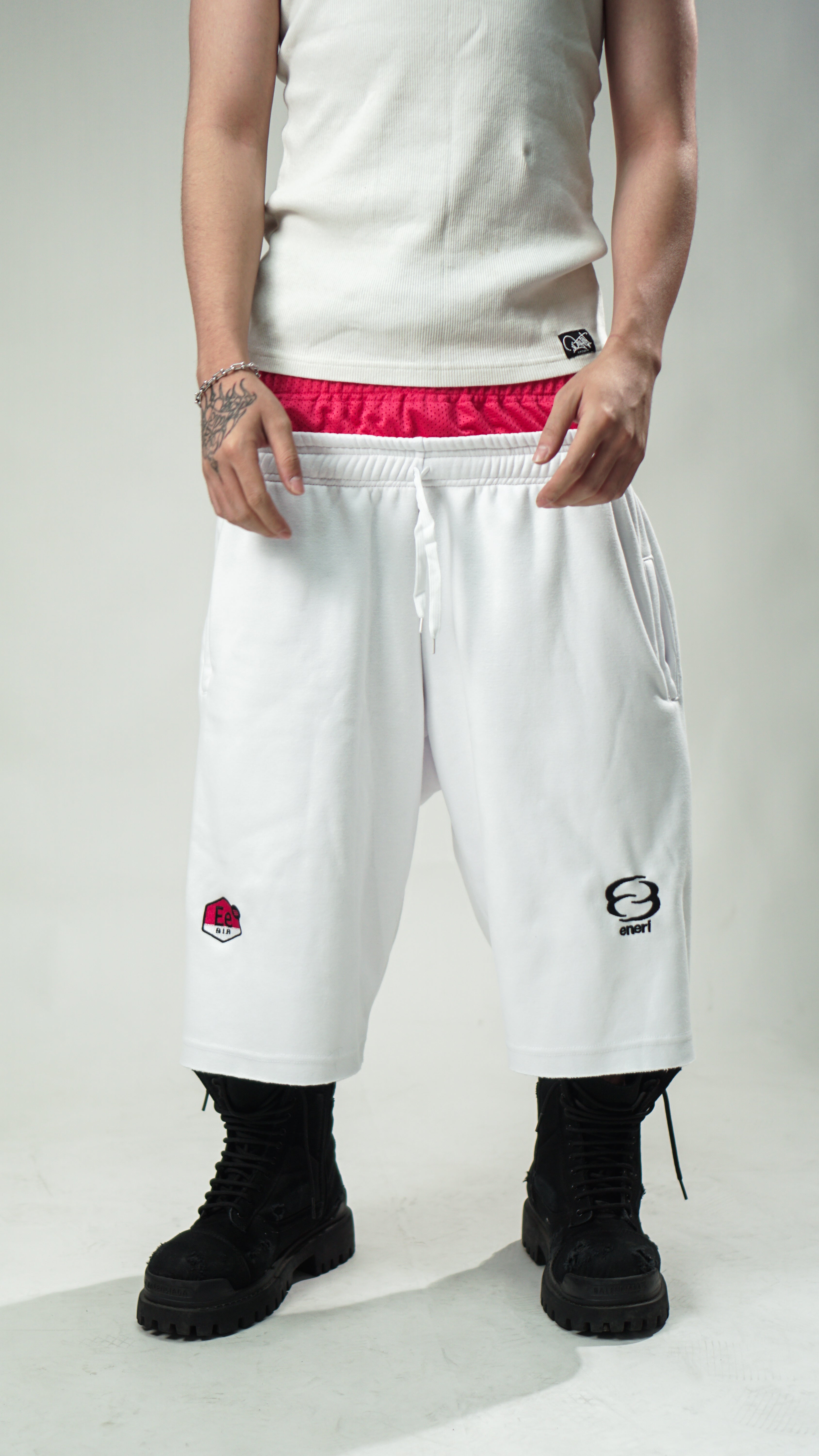 Pink Halo Doublet Shorts