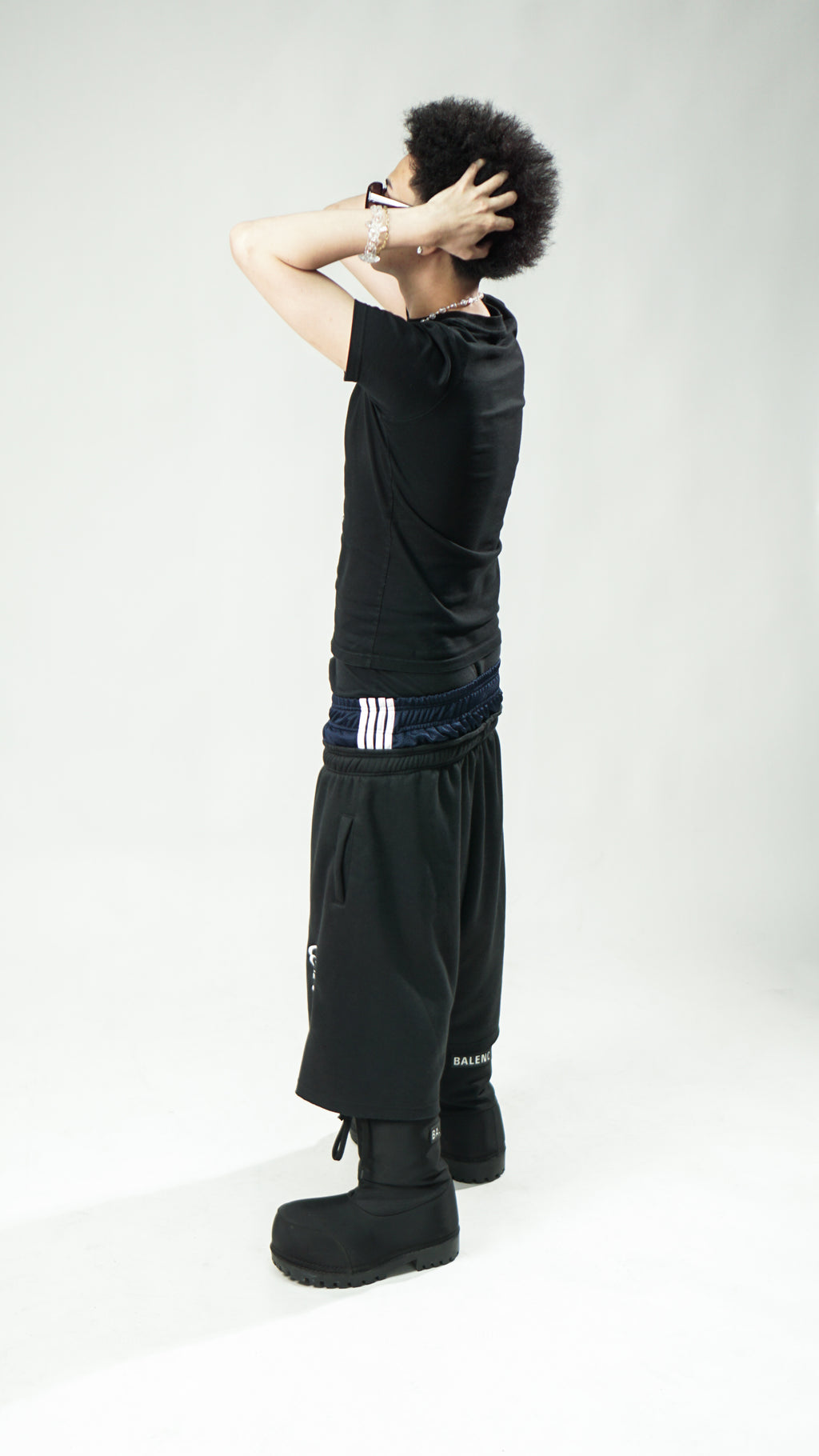 Blue Noir Doublet Shorts