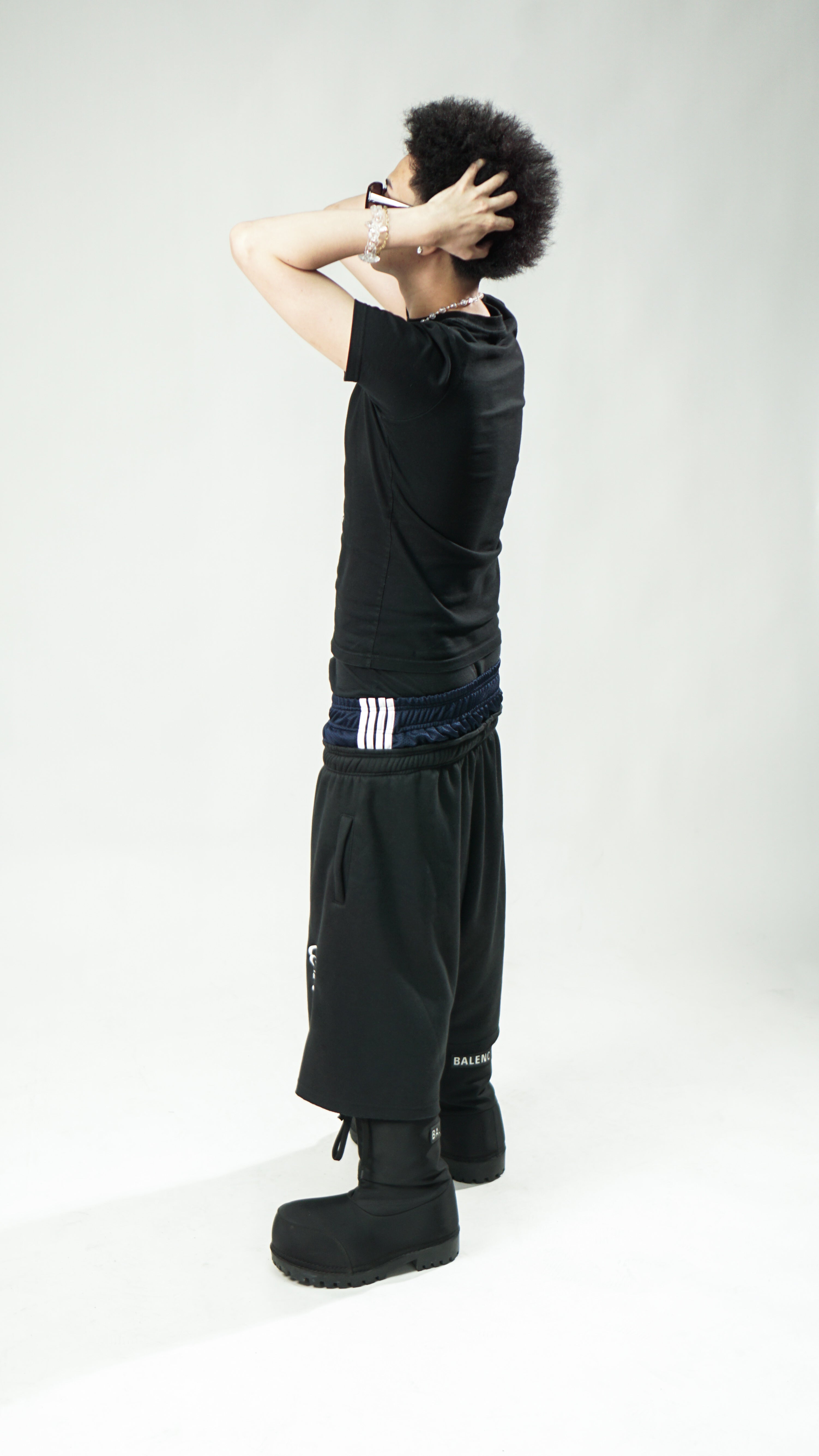 Blue Noir Doublet Shorts