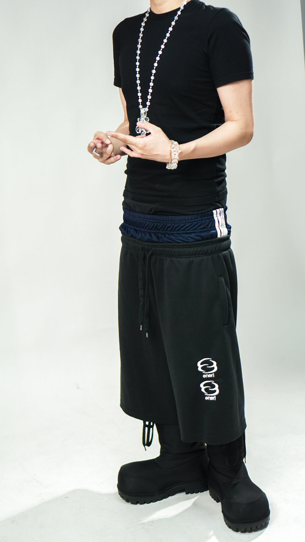Blue Noir Doublet Shorts