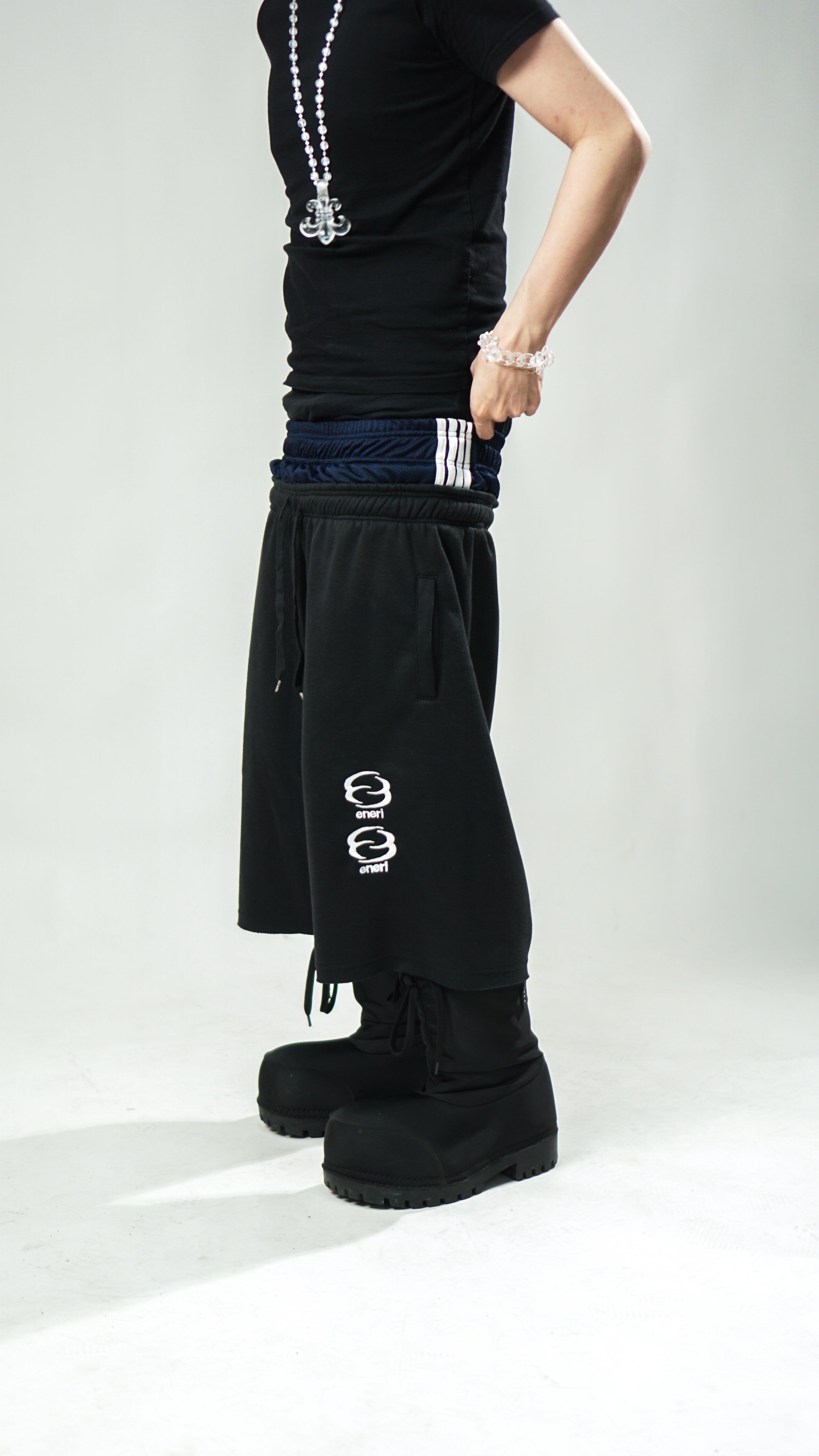 Blue Noir Doublet Shorts