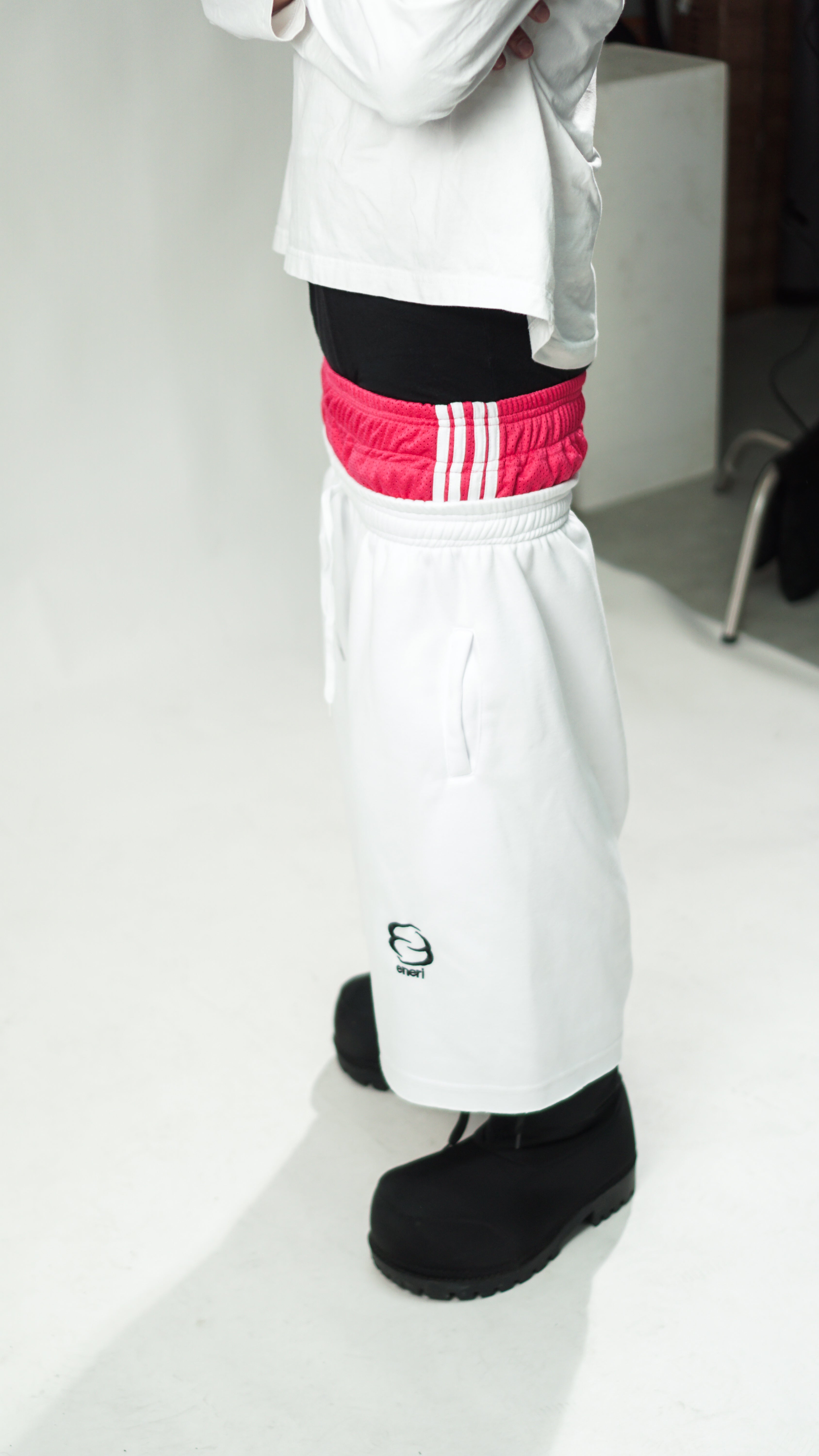 Pink Halo Doublet Shorts